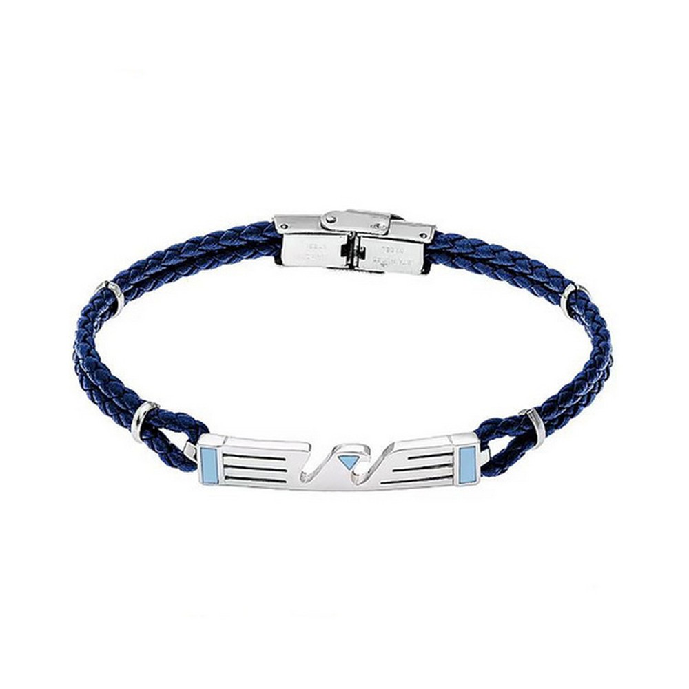 1 - Men's Lazio Aquila Lowell blue cord bracelet B-LB001UCA