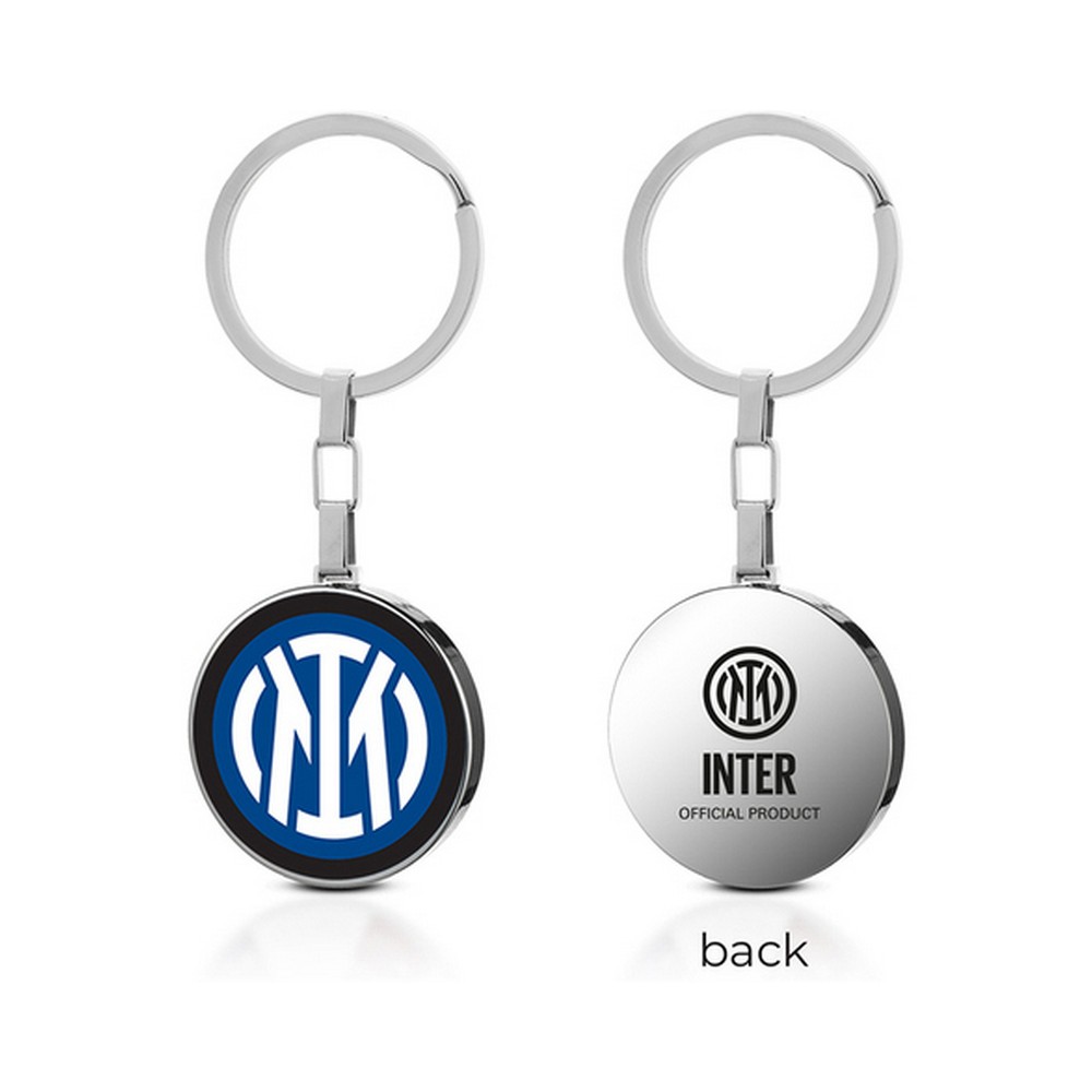 1 - Inter Lowell men's key ring in 316L steel with B-IP001XAB logo