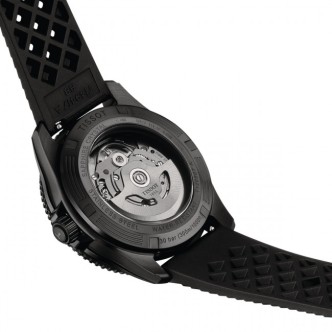 1 - Orologio uomo Tissot Seastar 1000 Powermatic 80 nero fondo blu T120.807.73.041.00 acciaio cinturino in silicone