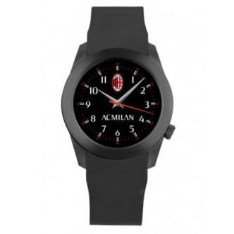 1 - Milan Lowell men's watch, black silicone, steel case P-MN473UN2