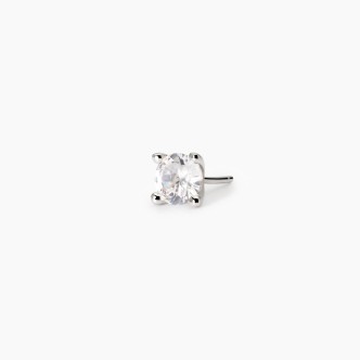 1 - Men's light point single earring in 925 silver Mabina 563763