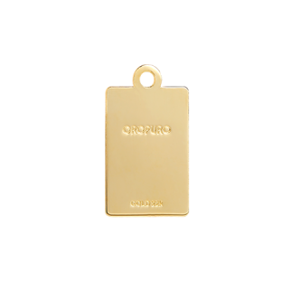 1 - 22Kt Gold Bar, height 14 mm, pendant code. CPR