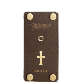 1 - 22Kt gold ingot cross height 14 mm pendant cod. CPCR