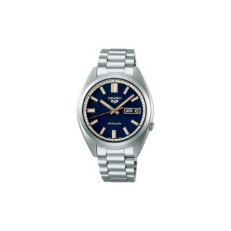 1 - Orologio uomo Automatico Seiko 5 Sport fondo blu SRPK87K1 cassa e bracciale acciaio