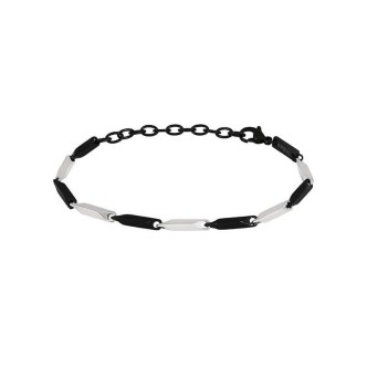 1 - Breil Bold two-tone men's bracelet TJ3423 316L steel