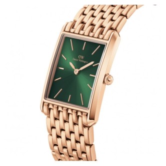 1 - Daniel Wellington The Bound pink and green women's watch DW00100704 rectangular 316L steel