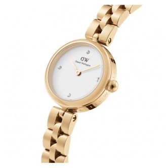 1 - Orologio donna Daniel Wellington Elan Lumine dorato DW00100715 acciaio 316L fondo bianco