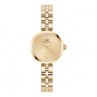 1 - Daniel Wellington Elan Lumine golden women's watch DW00100718 316L steel golden background