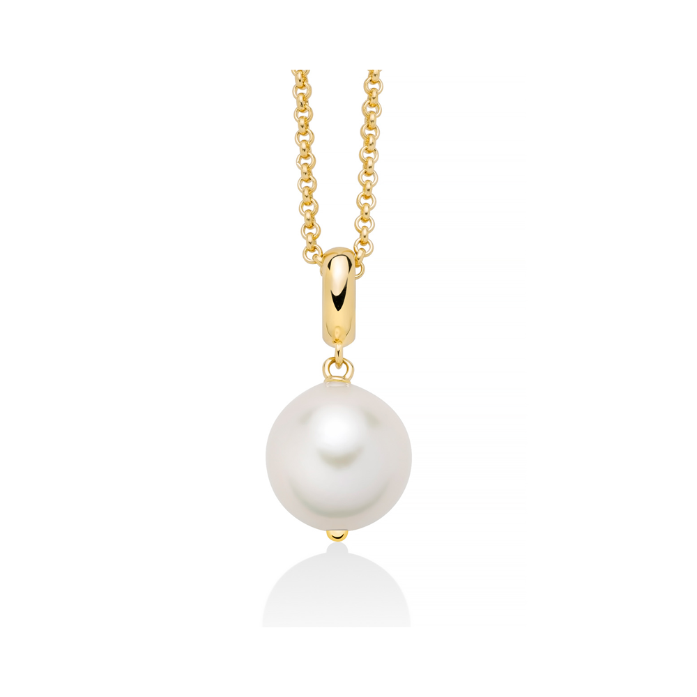 1 - Collana donna Miluna Argento 925 dorato con perla barocca PCL6540G