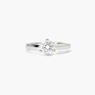 1 - Women's ring Silver 925 Mabina 523394 solitaire with white zirconia