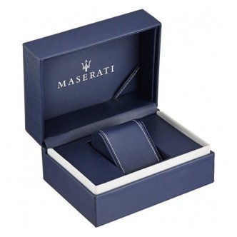 1 - Maserati Traguardo blue chronograph men's watch R8873612054 steel case and bracelet