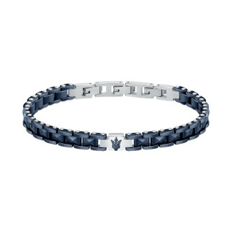 1 - Maserati jm422atz14 men's bracelet steel and ceramic