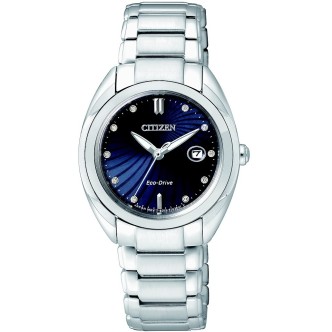 1 - Orologio Citizen solo tempo acciaio donna analogico bracciale in acciaio EM0310-61L Lady L