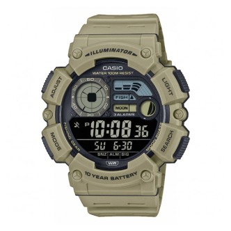 1 - Orologio uomo digitale Casio Collection color sabbia WS-1500H-5BVEF cassa e cinturino resina