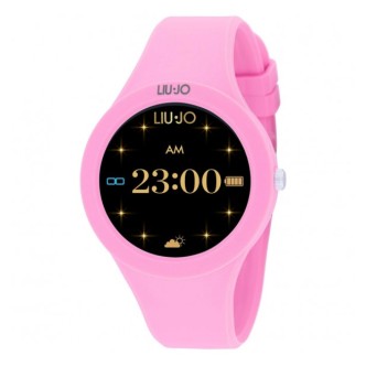 1 - LiuJo Voice Paint women's smartwatch pink SWLJ127 silicone case and strap