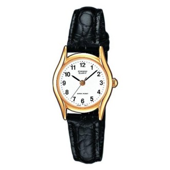 1 - Orologio Casio solo tempo donna analogico cinturino in pelle LTP-1154PQ-7BEF