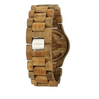 1 - Orologio WeWood legno uomo analogico solo tempo cinturino in legno Date Teak