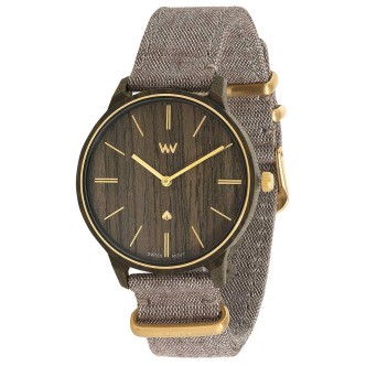 1 - WeWood steel woman analogue watch only time Iris Beige Gold strap