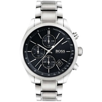 1 - Boss 1513477 men's steel Chronograph watch