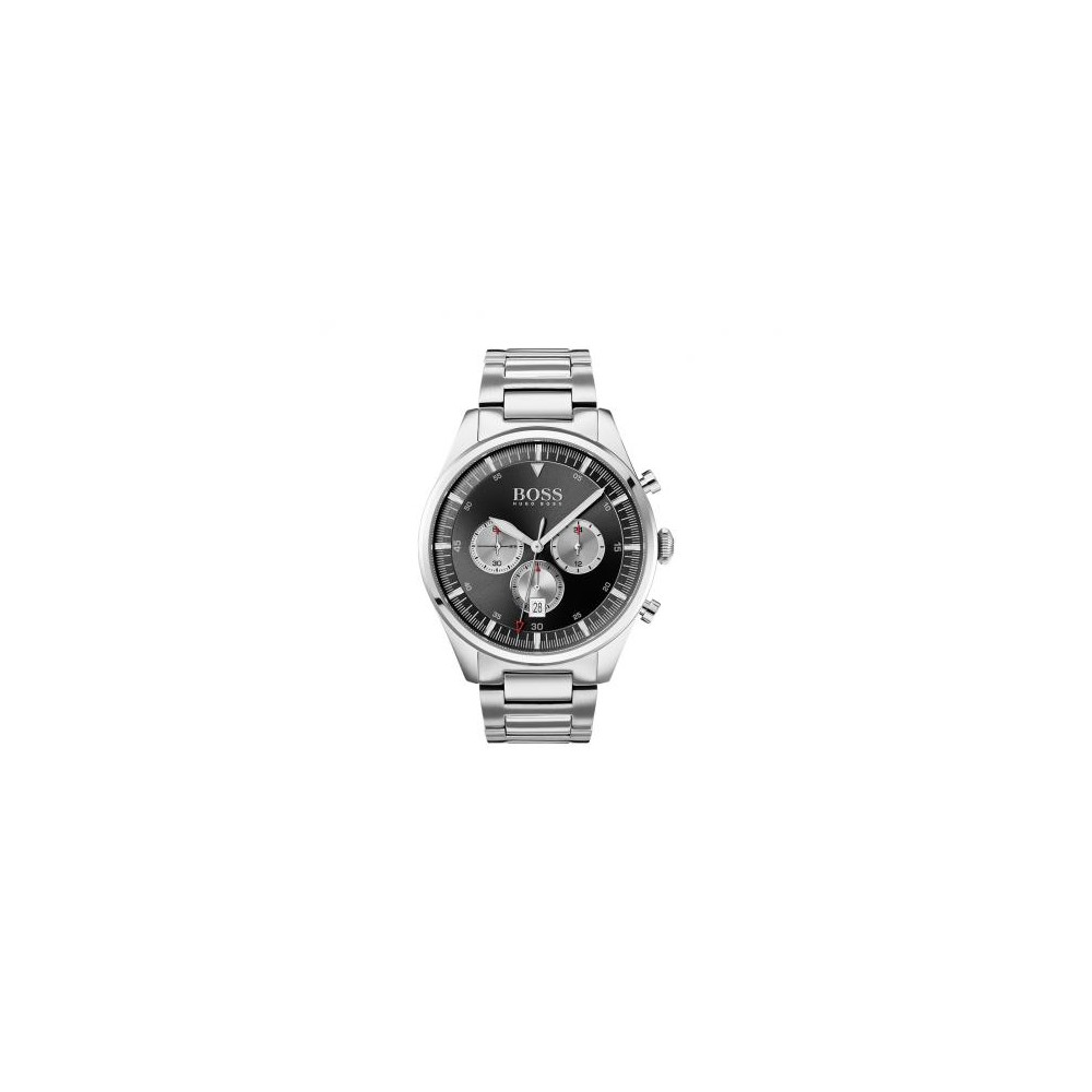 1 - Boss 1513712 men's steel Chronograph watch