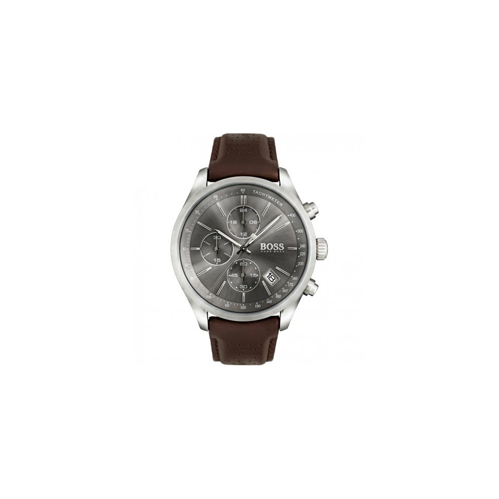 1 - Boss 1513476 steel men's chronograph watch