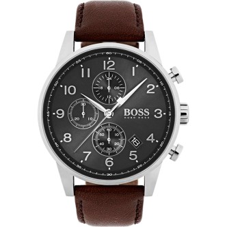 1 - Boss 1513494 steel men's chronograph watch