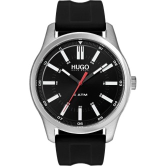 1 - Time only watch Hugo 1530078 steel man