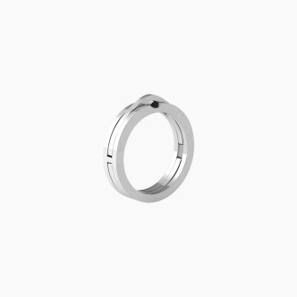 1 - Kidult Acchiappaciondoli 721007-17 316L steel modular women's ring, size 17