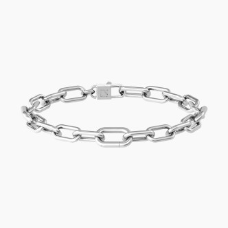 1 - Bracciale componibile donna Kidult Bon Ton acciaio 316L a catena 732191