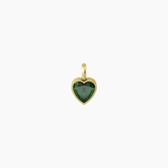 1 - Kidult women's pendant zircon heart 741132 316L steel