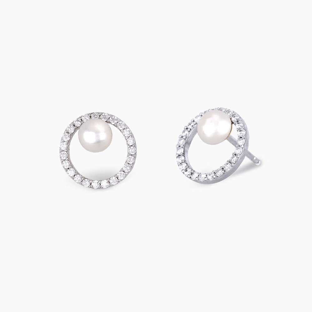 1 - Mabina 563225 silver women's earrings