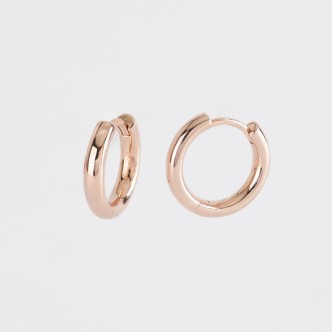 1 - Mabina 563473 Women's Hoop Earrings in Rose Gold 925 Silver