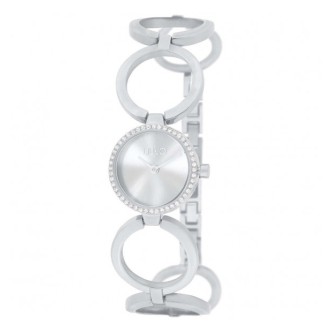 1 - Liu Jo Fashion Rings TLJ2323 women's time-only watch with steel hoop bracelet