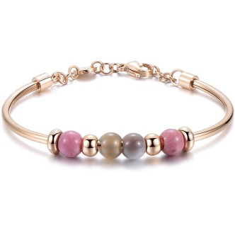 1 - Bracciale Brosway BTJMP013 in acciaio PVD Oro Rosa collezione Tres Jolie