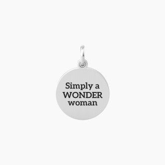 1 - Kidult Wonder Woman 741004 316L steel pendant for women