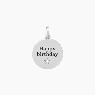 1 - Kidult Happy Birthday 741010 women's pendant in 316L steel