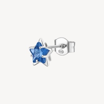 1 - FANCY blue star earring Brosway FFB91 women silver