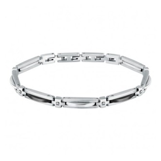 1 - Sector Ceramic SAFR42 men's bracelet in 316L steel and ceramic