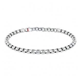 1 - Sector Basic men's bracelet 316L steel tubular links SZS121