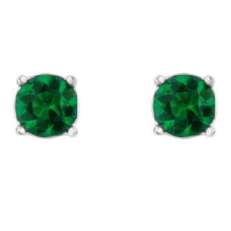 1 - Women's earrings Silver 925 Stroili 1667698 green light point with zircon