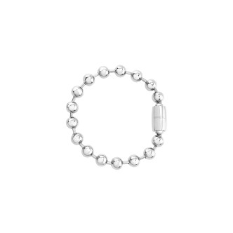 1 - Bracciale donna Breil Magnetica System grigio TJ3607 sfere in acciaio 316L