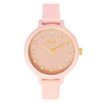 1 - Stroili Santorini women's watch only time pink 1688930 silicone case and strap