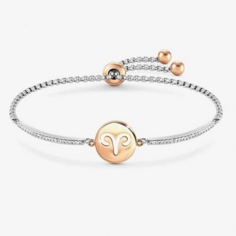 1 - Bracciale MILLELUCI Ariete donna Nomination 028014/001 acciaio