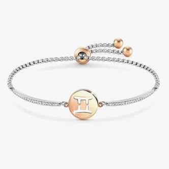 1 - Bracciale MILLELUCI Gemelli donna Nomination 028014/003 acciaio