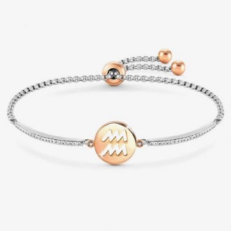 1 - Bracciale MILLELUCI Acquario donna Nomination 028014/011 acciaio