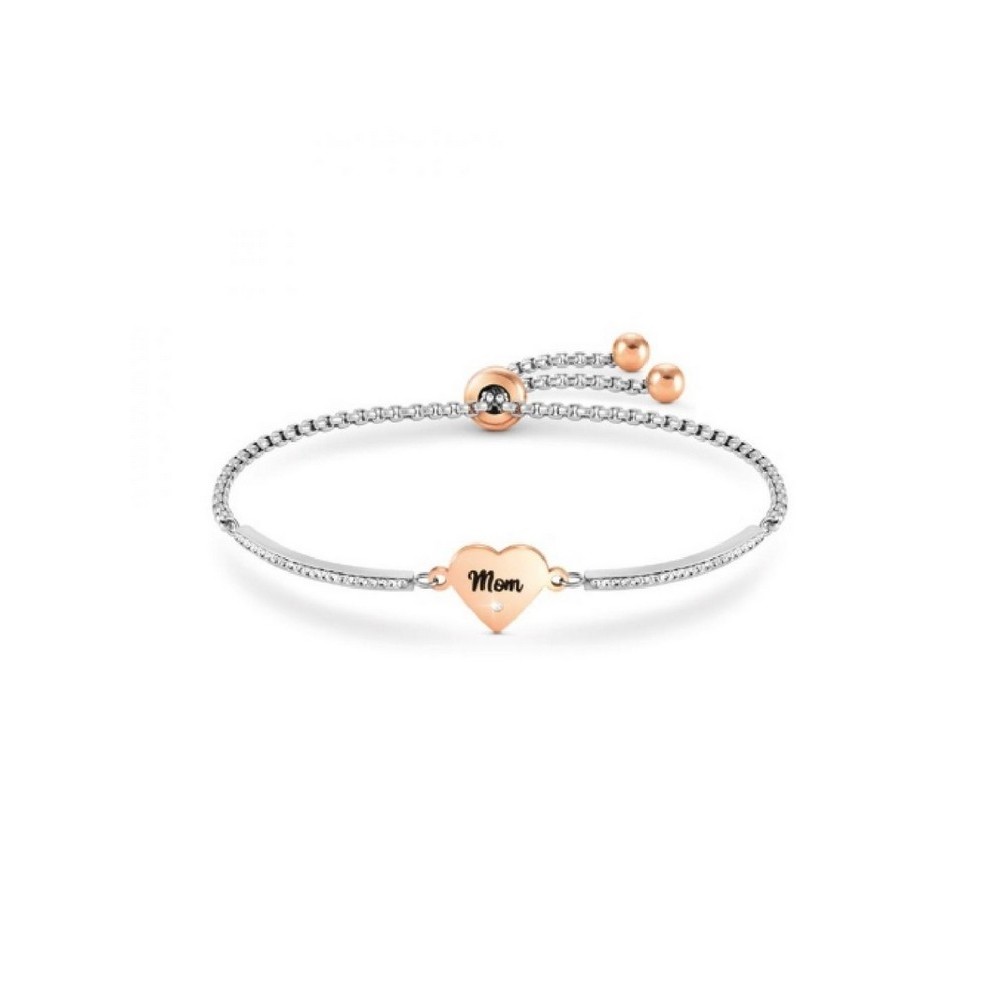 1 - MILLELUCI Mother's Day Bracelet for Women Nomination 028093/067 Steel