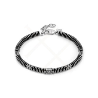 1 - B-yond Hyper Rondelle black men's bracelet Nomination 028943/015 steel