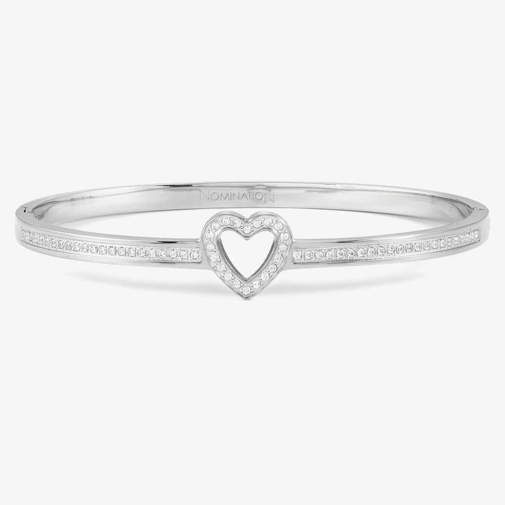 1 - PRETTY BANGLES women's heart bracelet Nomination 029501/065 steel