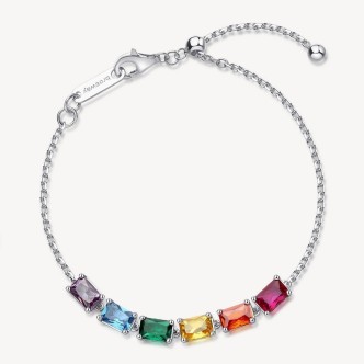 1 - Bracciale multicolor donna Brosway FJR04 argento