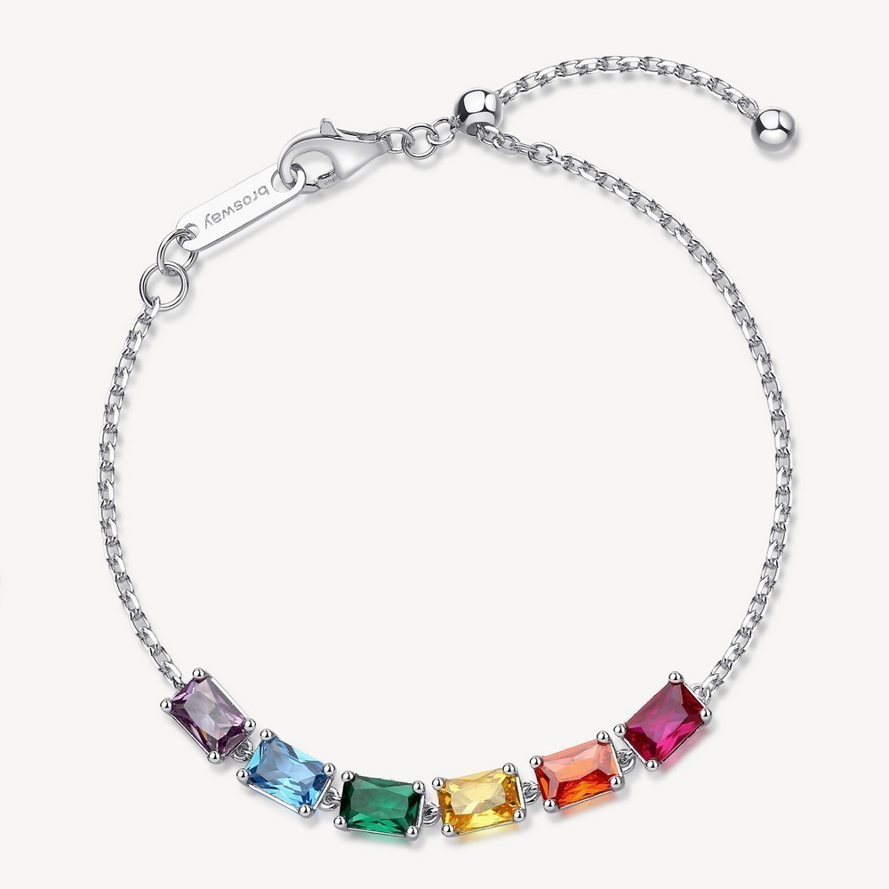 1 - Brosway FJR04 women's multicolor bracelet in silver